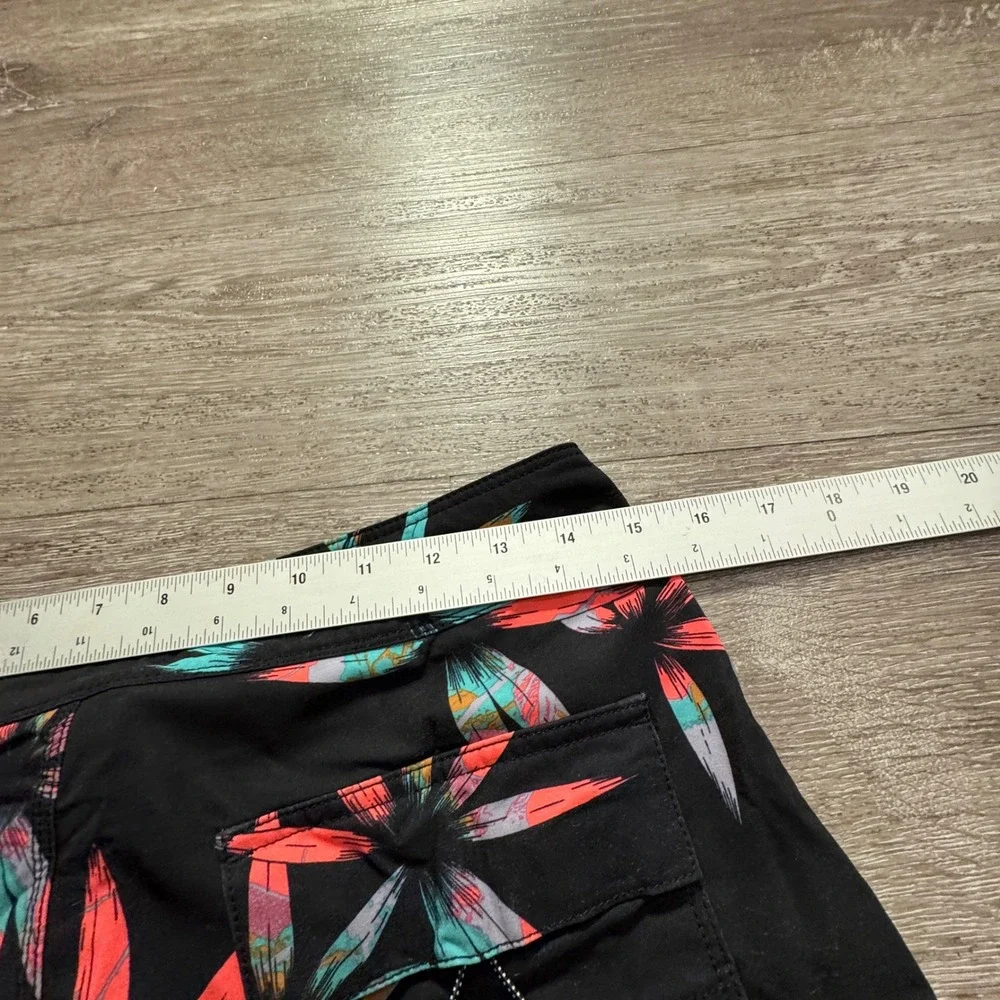 Billabong Board Shorts Mens 29 Black Recycled Sundays Pro Floral Summer Surf